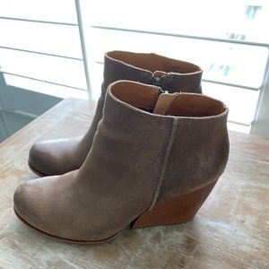 Kork-Ease Brown Ankle Boots
